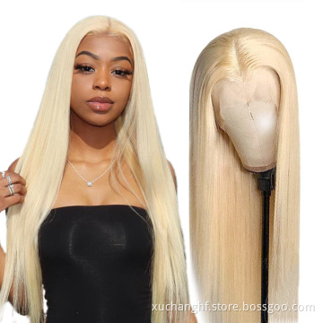 613 full lace wigs human hair,40 inch 613 virgin hair wigs,Wholesale HD raw brazilian 613 cuticle aligned virgin lace wig
